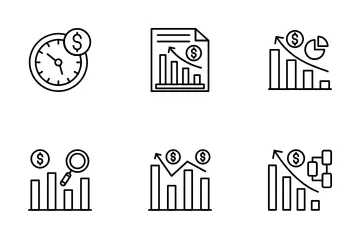 Negócios e Finanças Icon Pack