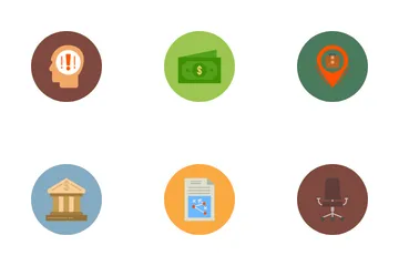 Negócios e Finanças Icon Pack