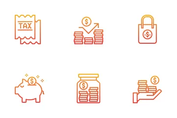 Negócios e Finanças Icon Pack