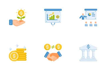 Negócios e Finanças Pacote de Ícones