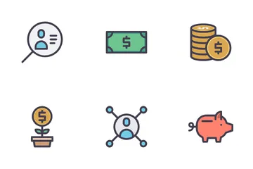 Negócios e Finanças Vol. 2 Icon Pack