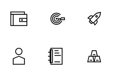 Negócios e Financeiro Pacote de Ícones