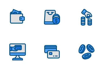 Negócios e  Financeiro Icon Pack