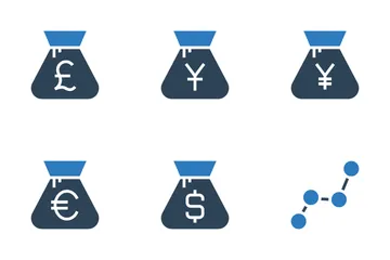 Negócios e Finanças Vol 13 Pacote de Ícones