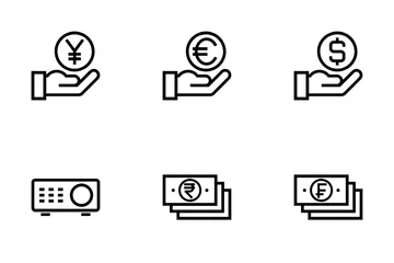 Negócios e Finanças Vol 14 Pacote de Ícones