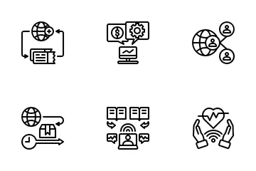 Negocios en línea Paquete de Iconos
