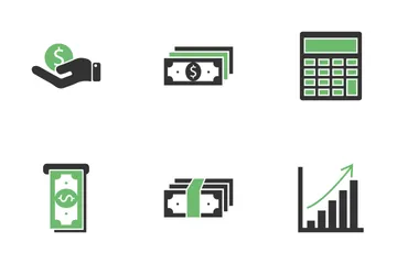 Negócios e Finanças Vol 1 Pacote de Ícones