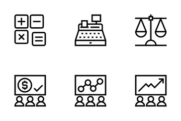 Negócios e Financeiro Pacote de Ícones