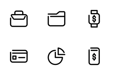 Negocios y Finanzas Paquete de Iconos