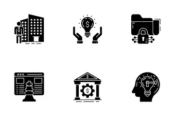 Negocios y Finanzas Paquete de Iconos