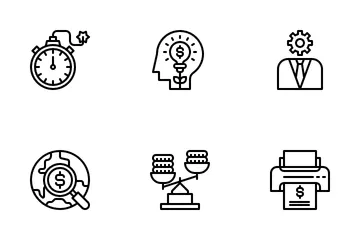 Negocios y Finanzas Paquete de Iconos