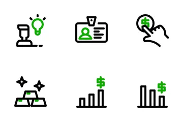 Negocios y Finanzas Icon Pack