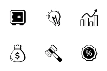 Negocios y Finanzas Icon Pack