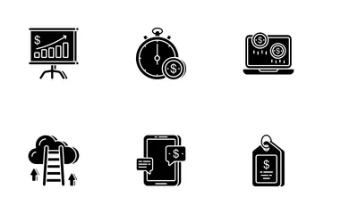 Negocios y Finanzas Paquete de Iconos