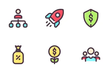 Negocios y Finanzas Paquete de Iconos