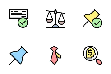 Negocios y finanzas vol 24 Paquete de Iconos