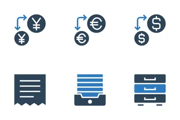 Negocios y finanzas vol 26 Paquete de Iconos