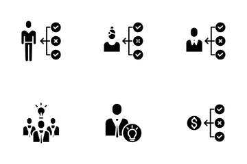 Negocios y gestión vol - 1 Paquete de Iconos
