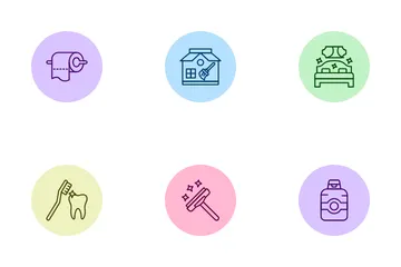 Nettoyage de la maison Pack d'Icônes