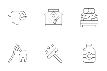 Nettoyage de la maison Pack d'Icônes