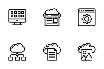 Network And Cloud Computing 2 Icon Pack