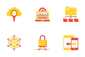  Network And Cloud Computing Icon Pack