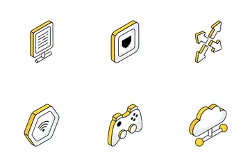 Network And Cloud Hosting Icon Pack