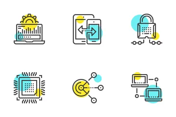  Network And Cloud Technology Icon Pack