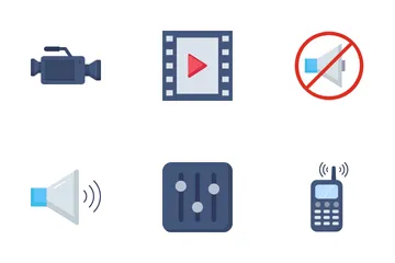 Network And Communication Flat Vol 2 Icon Pack