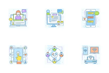 Network And Communication Icon Pack