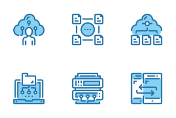 Network And Database  Icon Pack