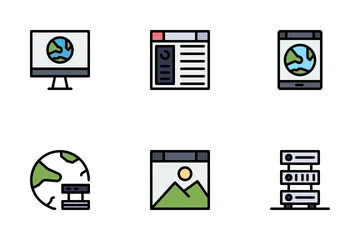 Network And Database Icon Pack