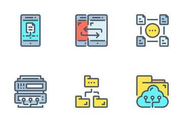 Network And Database  Icon Pack