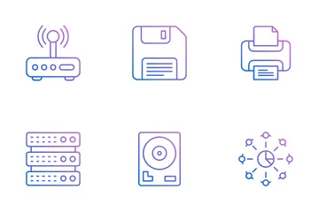 Network And Hosting Icon Pack