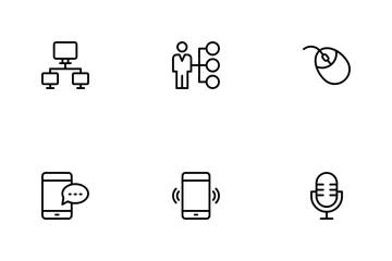 Network Communication Icon Pack