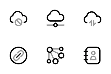 Network Communication Icon Pack