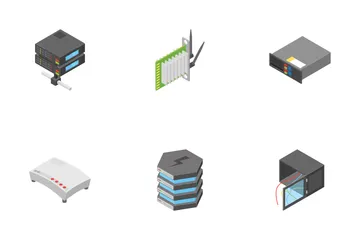 Network, Data Center, Connection Devices Icon Pack