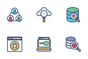 Network Hosting And Servers Icon Pack