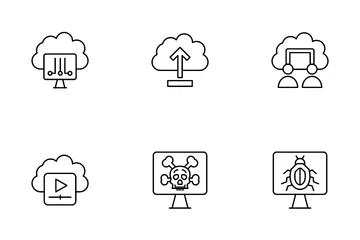 Networking And Data Sharing Icon Pack