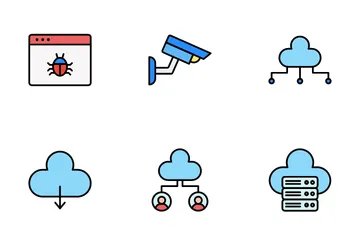 Networking And Data Sharing Icon Pack