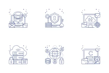 Networking And Database Icon Pack