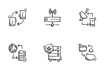 Networking And Web Hosting Icon Pack