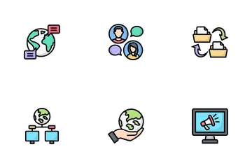 Networking & Communication Icon Pack