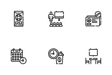 Networking Events Icon Pack