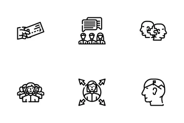 Networking Global Communication Icon Pack