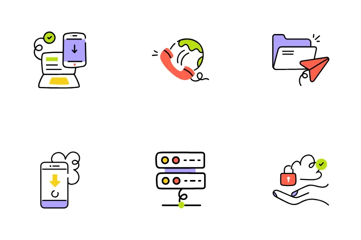 Networking Icon Packs - Free Download in SVG, PNG