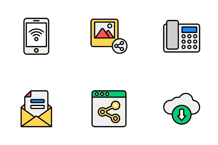 Networking Icon Packs - Free Download in SVG, PNG
