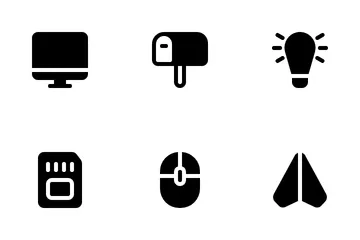 Netzwerk und Kommunikation Icon Pack