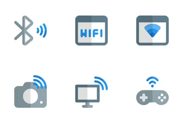 Netzwerk und Kommunikation Symbolpack