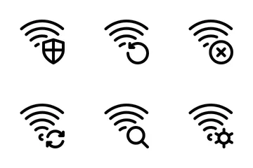 Netzwerk und Kommunikation Symbolpack